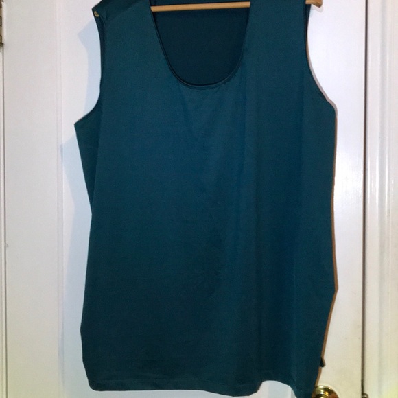 Teal blue blouse - Picture 3 of 3